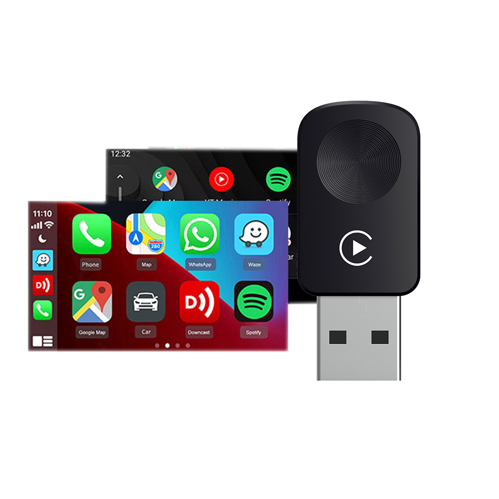 Upgrade Wireless CarPlay Android AI Box Plug & Auto Connect 2in1 for Cars Watch Netflix YouTube in Car Play 5G WiFi HD K8 MINI