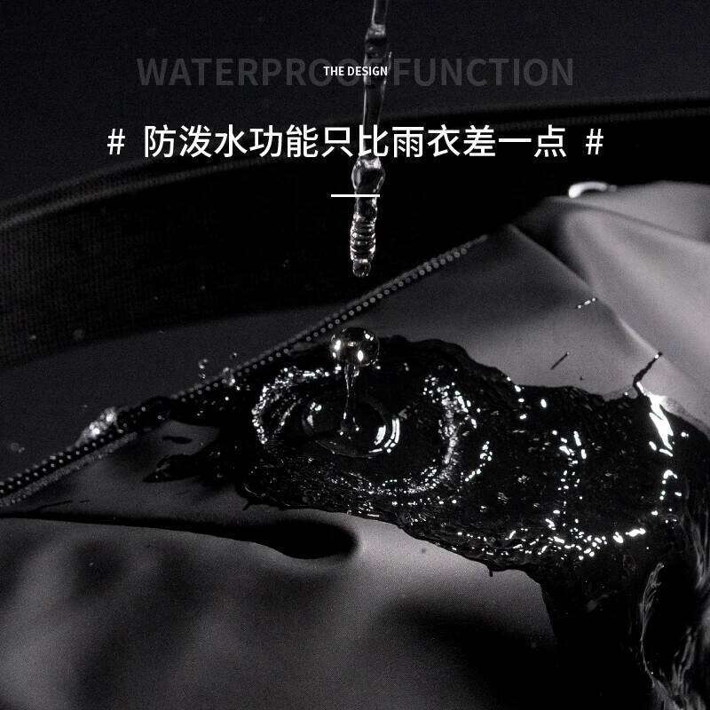 Waterproof Black Men's Chest Lightweight Fashion Short Trip Multifunction Zipper Anti-theft Outdoor Phone Crossbody Bag
