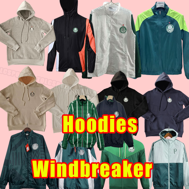 Windbreaker Palmeiras soccer tracksuits 24 25 Hendecacampeao L. ADRIANO RAMIRES DUDO GOMEZ Veiga Willian Roni football shirts MELO training LONG SLEEVE hoodies