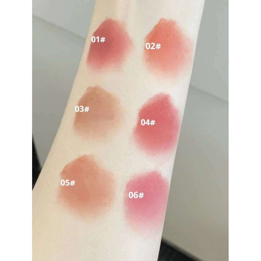Flortte Girls' Dormitory Milk Cake Lip Cream Mist Face Matte Pink Non stick Cup Long Lasting Red Lipstick Affordable Goods X250702