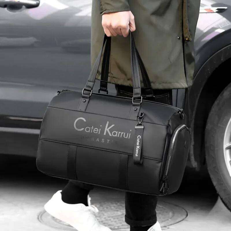 Casual Oxford Men's Bag Handbag Large Capacity Travel Totes Male Letter Printed Crossbody Bags for Men Shoulder Handbags