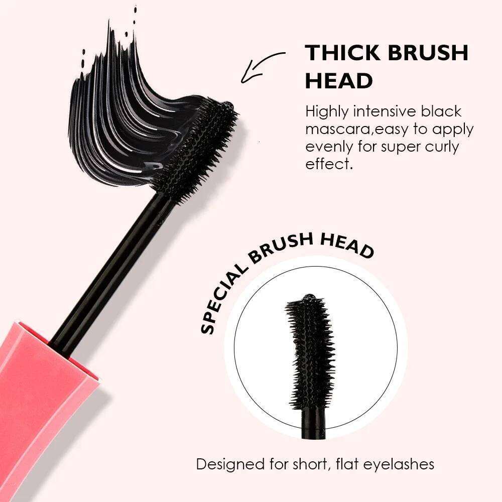 24-hour Waterproof Mascara Sdge-Proof Forla Smooth Application Ideal Sensitive Eyes Long-lasting for Extended Events X250703