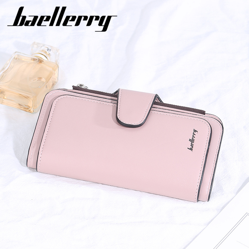 Designer Wallet Baellerry Women's Wallet 70% Off Long Korean Luxury Bag Style Multi-card Slot Zipper Wallet Fashion Buckle Women's Clutch
