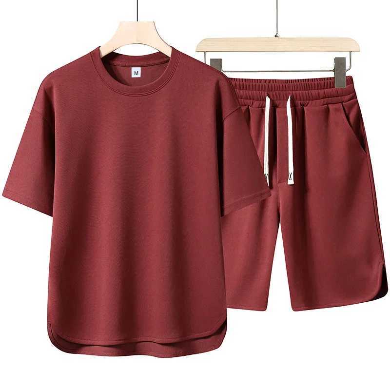 2025 Arc short-sleeved Set Quality and Fashionable mens short-sleeved casual high-neck set + shorts 2-piece set high-quality Z250703