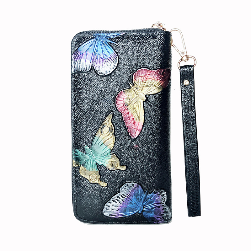 Designer Wallet Factory Direct Sale Long Wallet For Luxury Bag Women Fashion Embossed Zipper Clutch Ladies' Wallet Phone Bag Women's Handbag