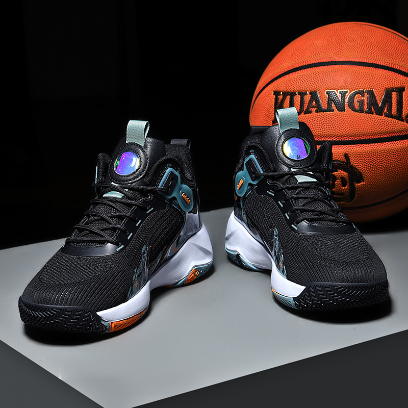 8881- Classic Fashion Wear resistant Breathable Anti slip Mesh Sports Shoes, Basketball Running Sports Walking Shoes, Rubber soled Men's Basketba