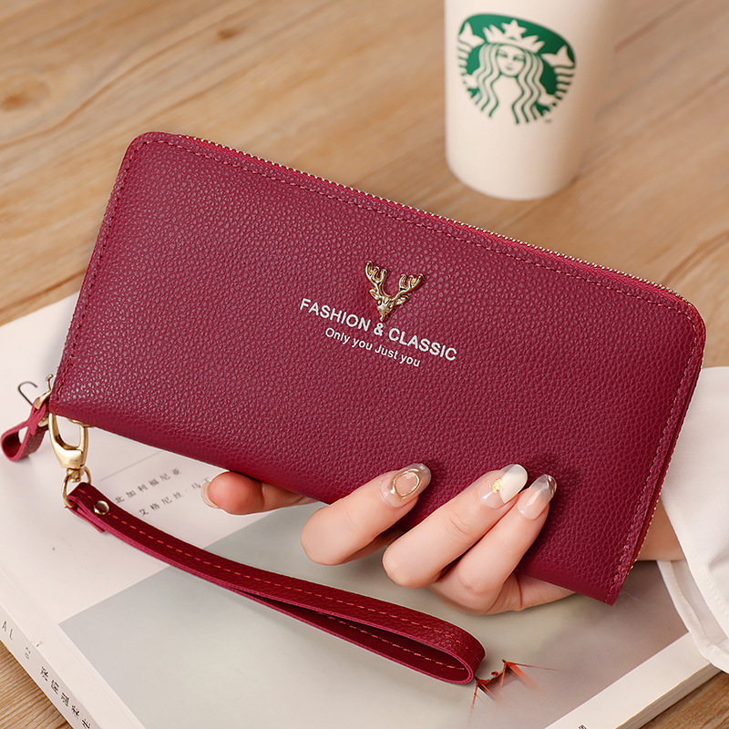 Free Shipping Designer Bag New Women's Wallet Long Zipper Clutch Large Capacity Wallet High-end PU Leather Card Holder In Stock Hot Sale