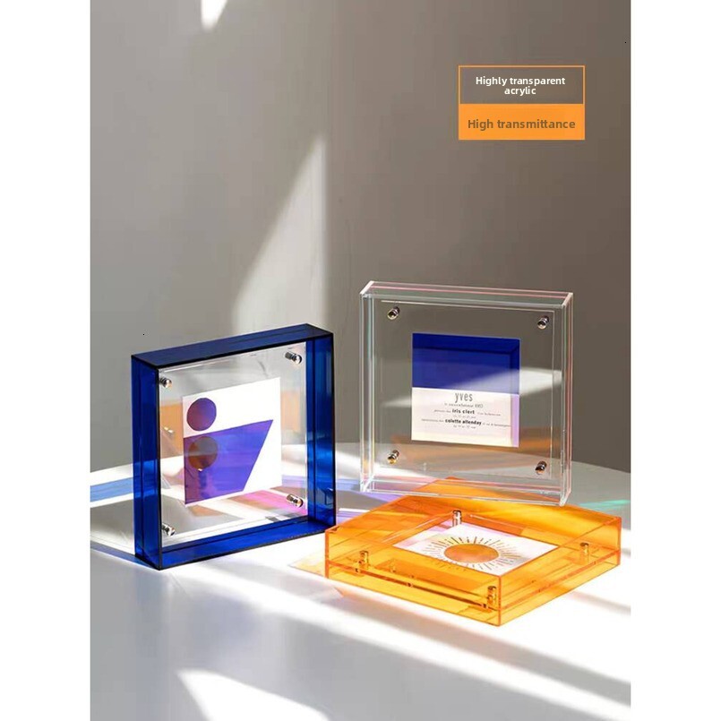Acrylic Cute Creative Display Stand Ins Style Transparent Color Frame Personalized A4 Photo Square