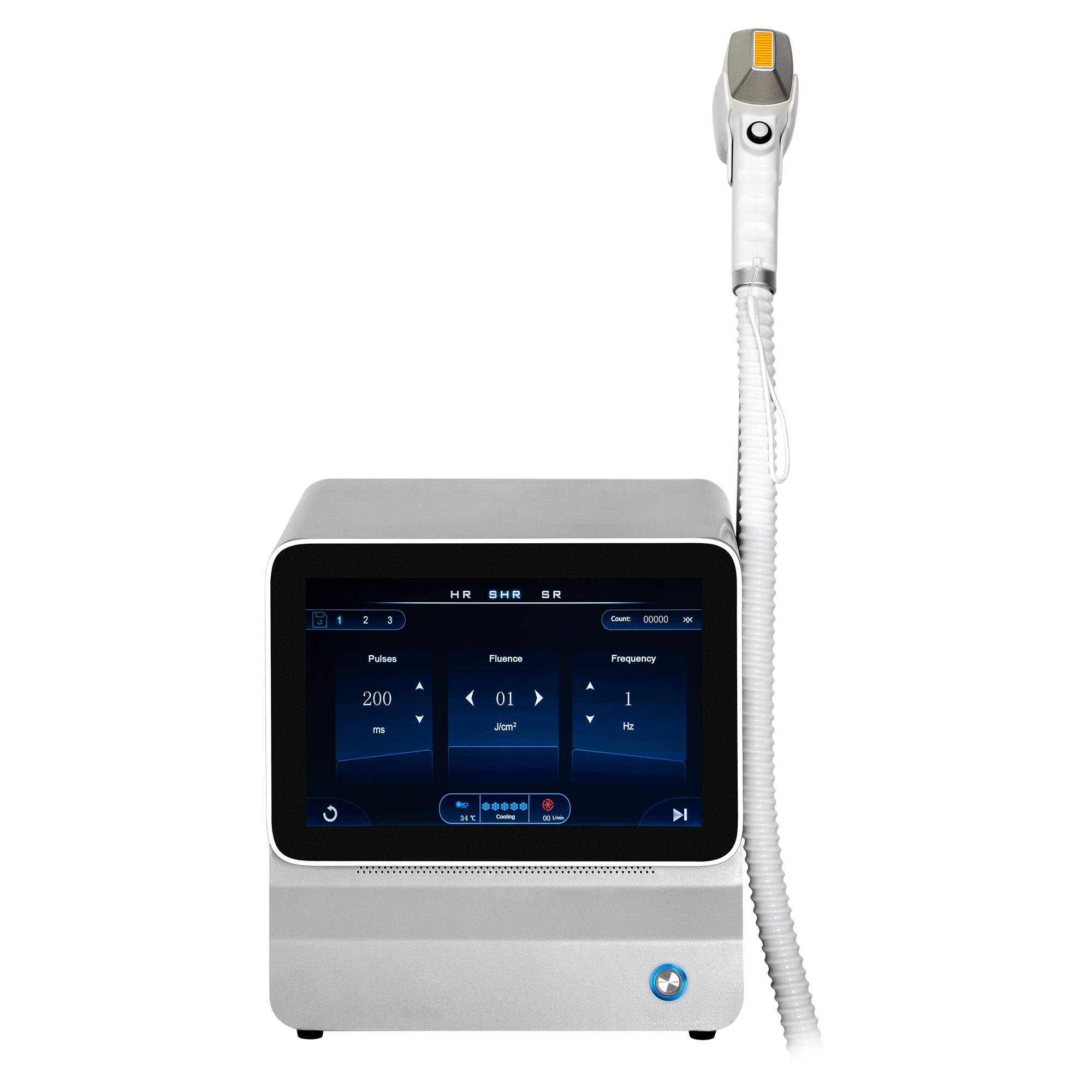 Newest Portable 808nm Diode Laser Hair Removal Machine Cooling Head Painless Laser Epilator Face Body Hair Removal