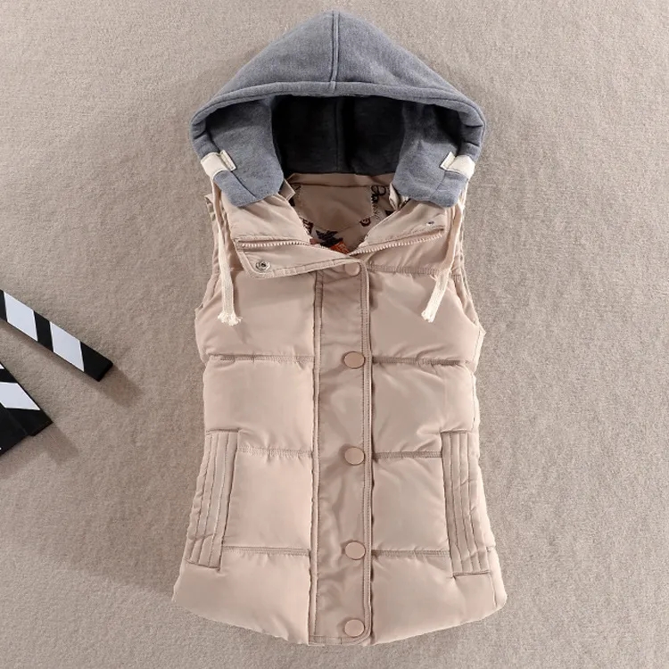 Yoga Outfit Women Down Jackets Hoodies Vest Down Parkas Waistcoat Tops Ladies Outerwear Coats Winter Thick Coat Keep Warm