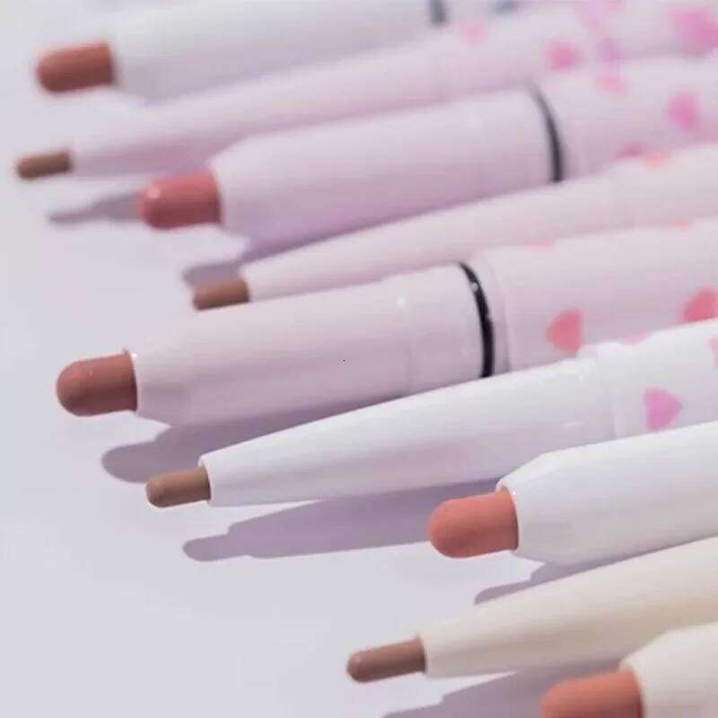 Flortte Waterproof Matte Lipliner Lip Pencil Double Ended Contour Tint Lipstick Lasting Non-stick Cup Moisturising Lips Makeup X25070