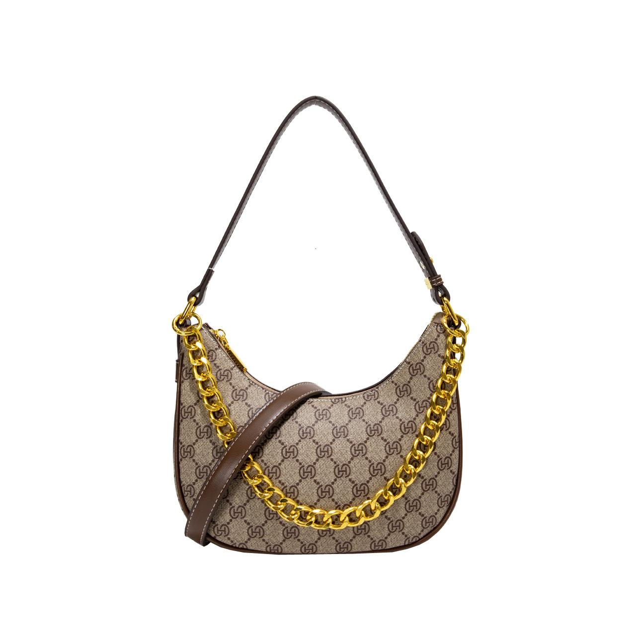 Free shipping designer bag Trendy European and American Retro Floral Color-Block Shoulder Bag Underarm Bag Large Capacity Tote Bag Women Commuter Vers