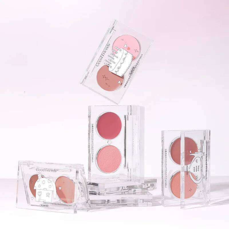 FLORTTE Two Color d lti-pose Cream Double Spell Expansion Shrink Ambient Blush X250702