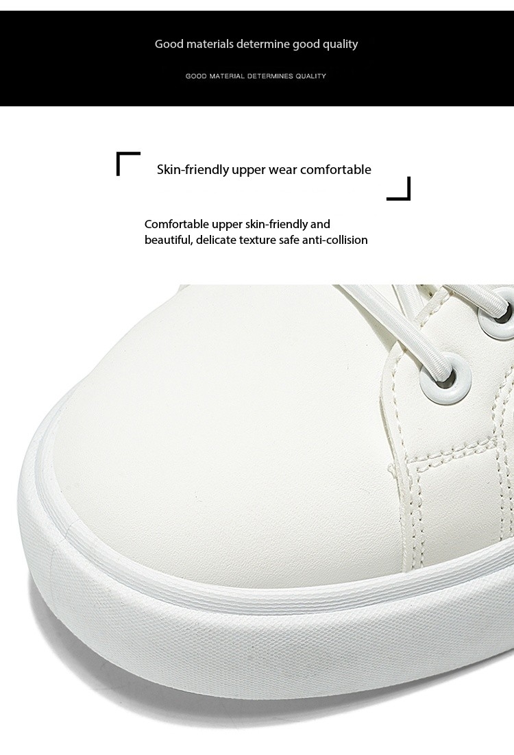 Board shoes, men's shoes, summer high-end feel, leather soft sole, casual, internet famous, popular, white shoes