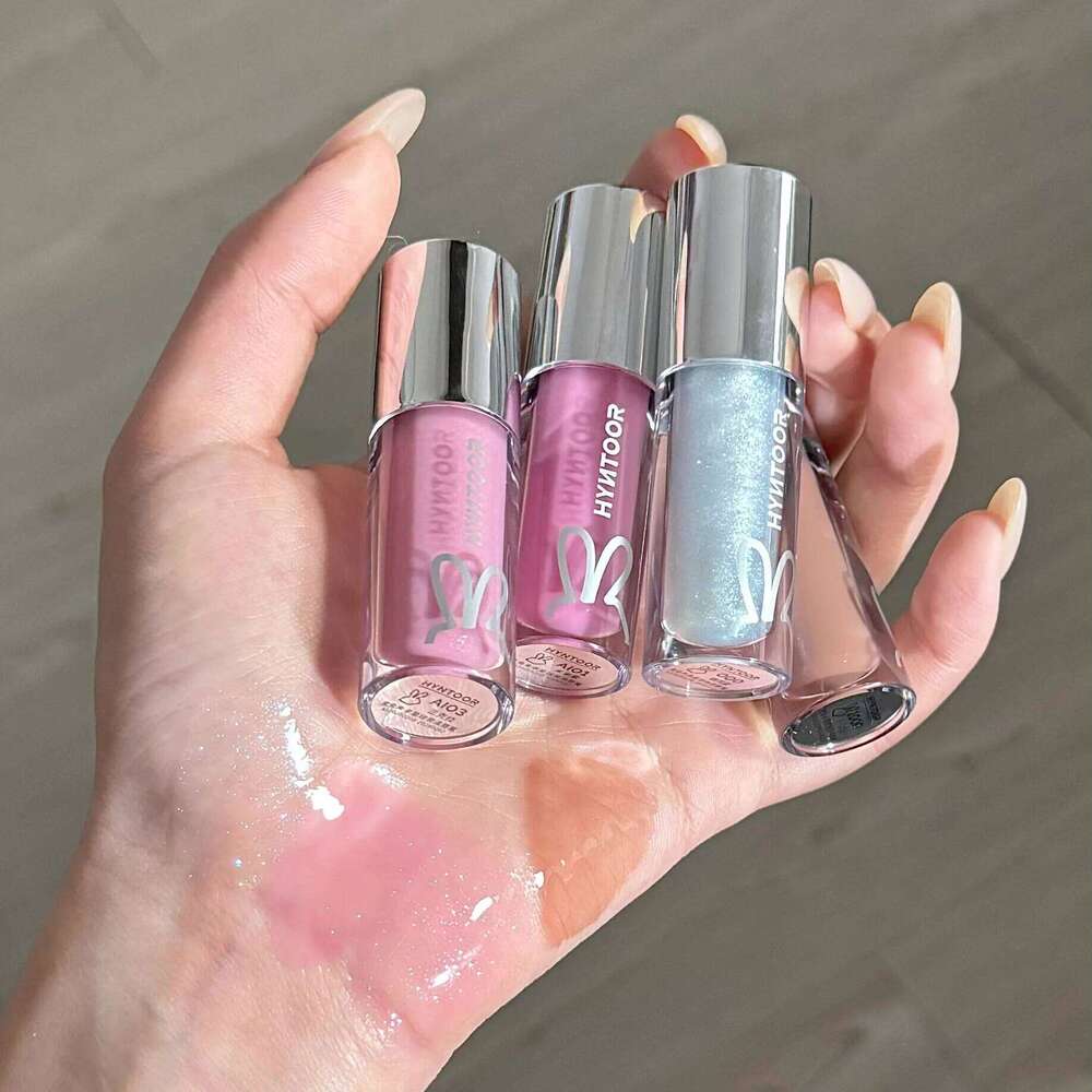 HYNTOOR Gloss Shiny Shimmer Mirror Hydrating Moisturizing Water Shine Lipstick Nourishing Care Dewy Lip Makeup X250703