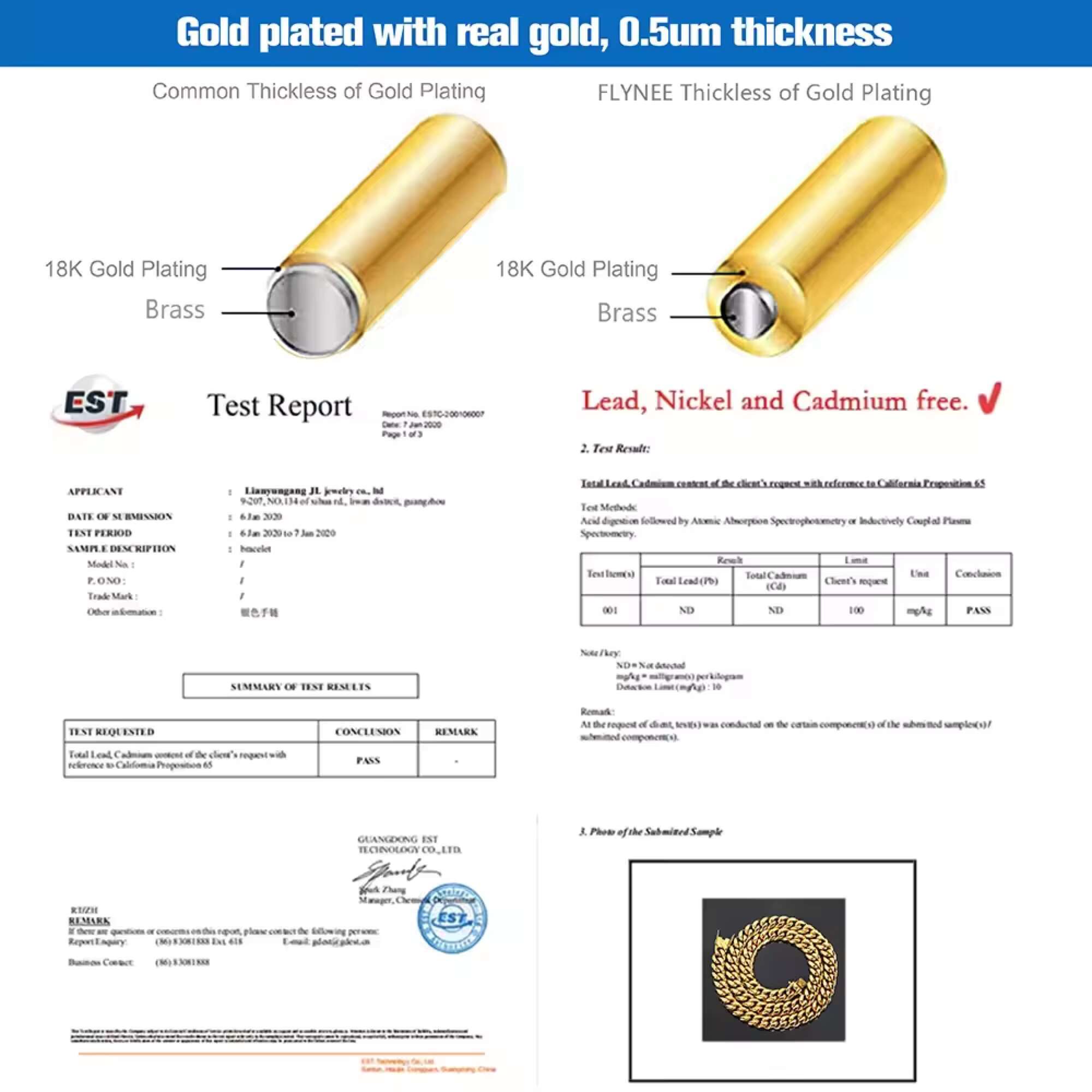 2024 New Arrival Cuban Chain Moissanite Chain Men Necklace 10k 14k Gold Cuban Link Chain Fashion Jewelry Necklaces