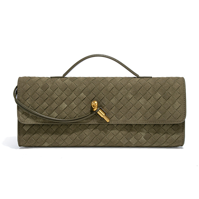 Free Shipping Designer High-end Handwoven Evening Bag Accordion Bag Matte Horizontal Handbag Shoulder Crossbody Small Square Bag Luxury Shopping Bag