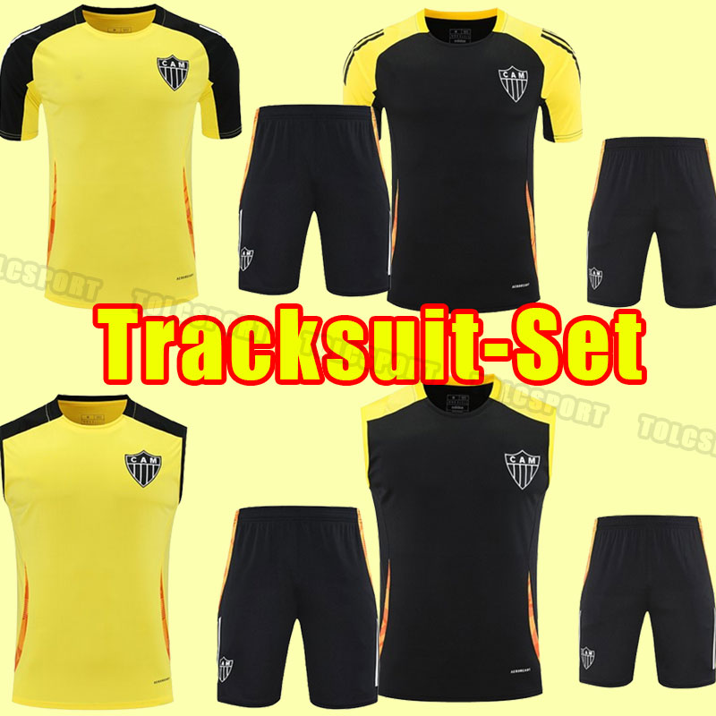 Atletico 2025 2026 Atletico Mineiro Soccer Tracksuits 25 26 Fred Cazares Otero Moura Elias Robinho Valdivia Adilson Football Shirt MEN short sleeve set training