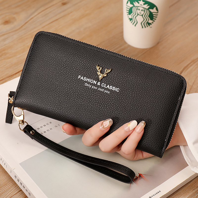 Free Shipping Designer Bag New Women's Wallet Long Zipper Clutch Large Capacity Wallet High-end PU Leather Card Holder In Stock Hot Sale
