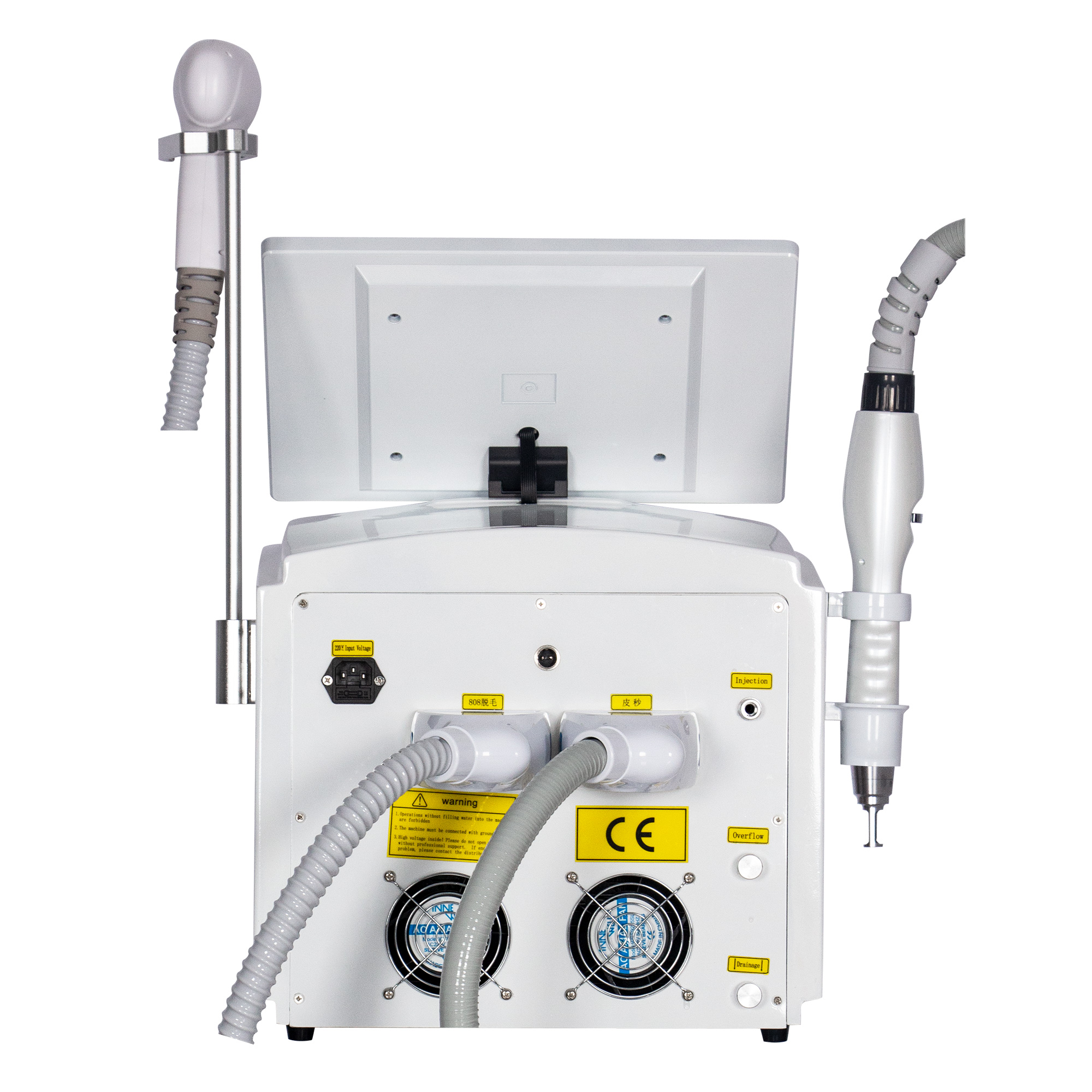 2 In 1 Professional Picosecond Laser 3 Wavelength Diode Laser Hair Removal 755 808 1064NM Tattoo Removal Pigment Removal