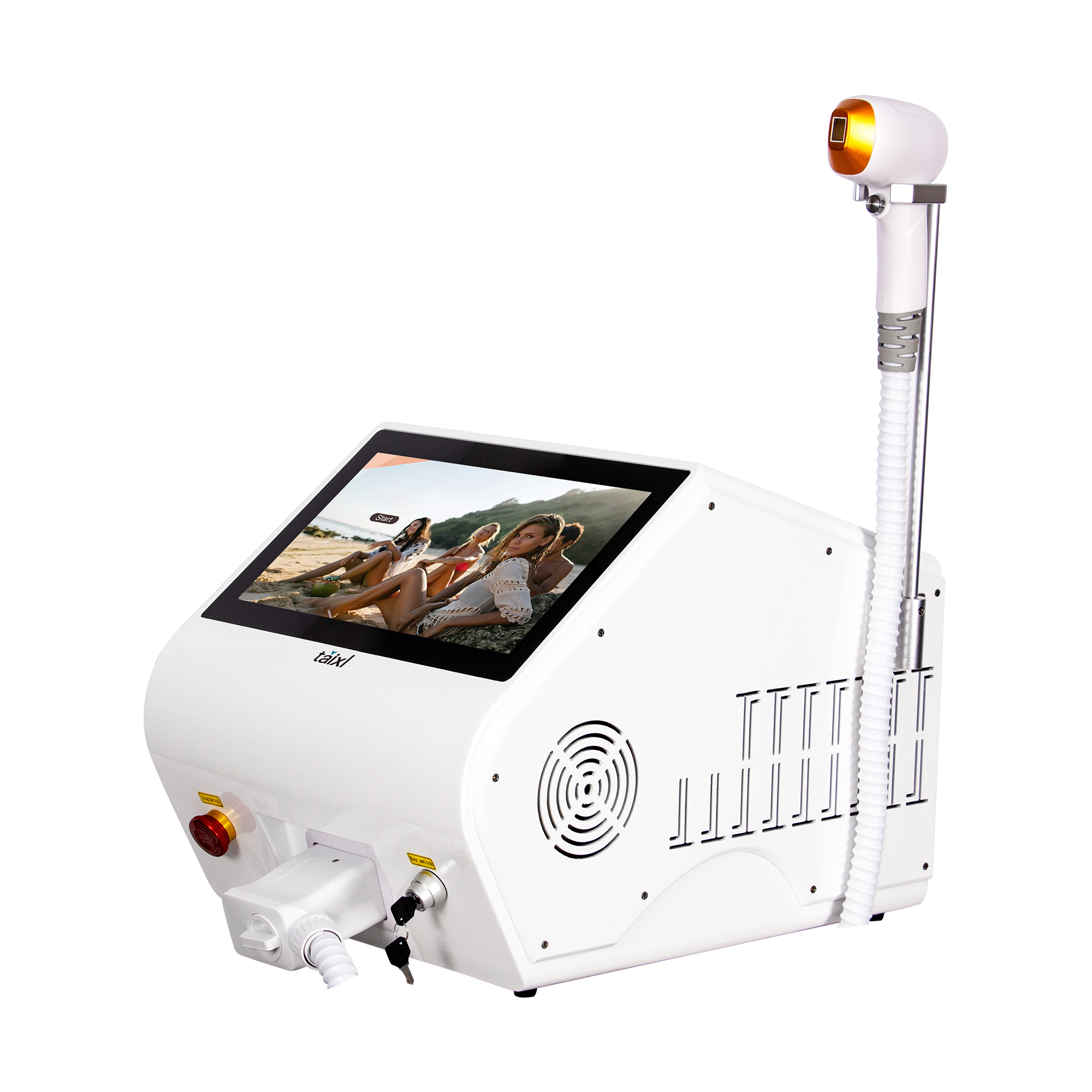 New Triple Wavelength 808nm Diode Laser Epilator with Ice Titanium Cooling Technology for Professional and Painless Hair Removal