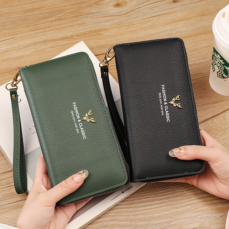 Free Shipping Designer Bag New Women's Wallet Long Zipper Clutch Large Capacity Wallet High-end PU Leather Card Holder In Stock Hot Sale