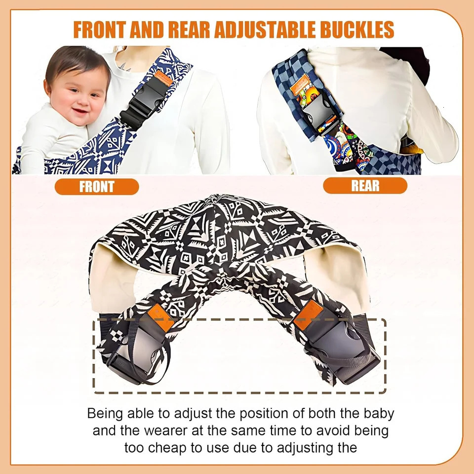 Portable Baby Wrap Toddler Accessories Multifunctional Strap Infant Bag Adjustable Shoulder Baby Carriers Sling for Kids 250702