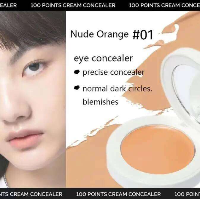 HYNTOOR Concealer 100 Points Cream Professional For Covering Dark Circles Under The Eyes Longlasting Cosmetics Face Makeup X250703
