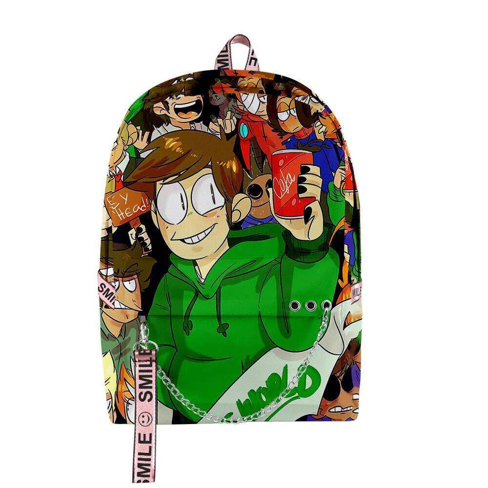 Novelty Cool eddsworld Student School Bags Unisex 3D Print Oxford Waterproof Notebook multifunction Travel Backpacks
