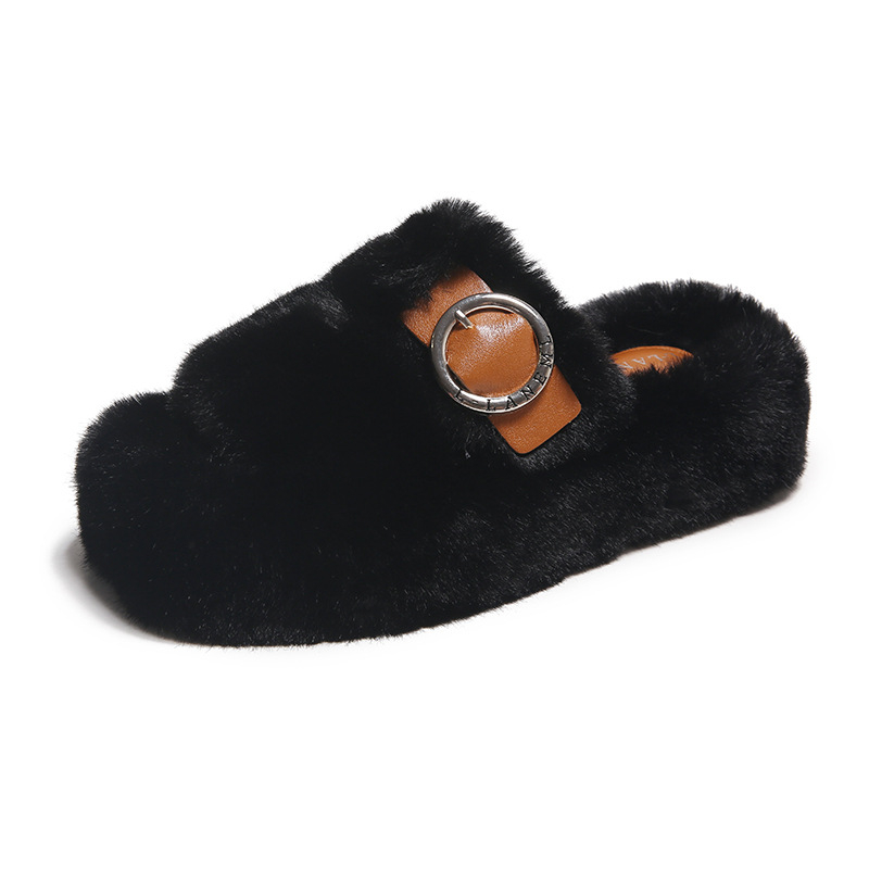 free shipping designers slippers for womens Fashionable thickened height increasing cotton mop for home and outdoor wear