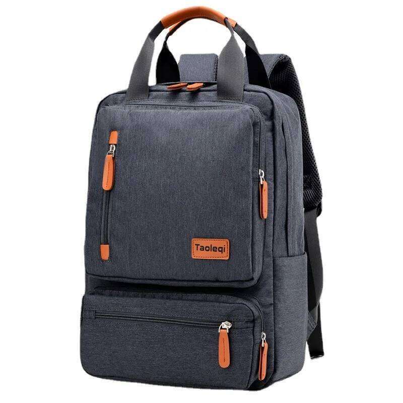 Casual Business Men Computer Light 15 inch Laptop Bag 2023 Waterproof Oxford cloth Lady Anti-theft Travel Backpack Gray