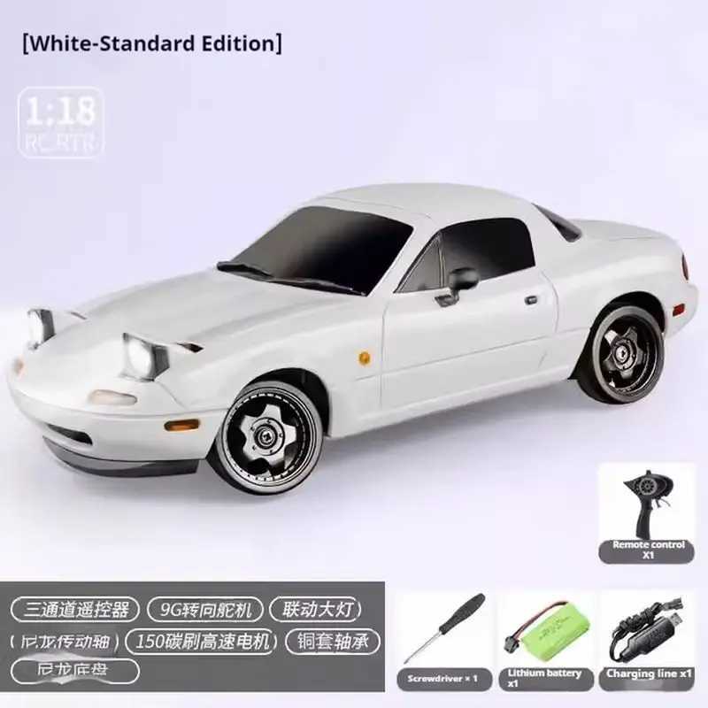 New1 18 Able Mx-5 Miata Rx7 Rc Drift Car 2.4g Esp Gyro Flip-Up Light Full Scale Remote Control Toy Car Kid Adult Xmas Gift XJ260703