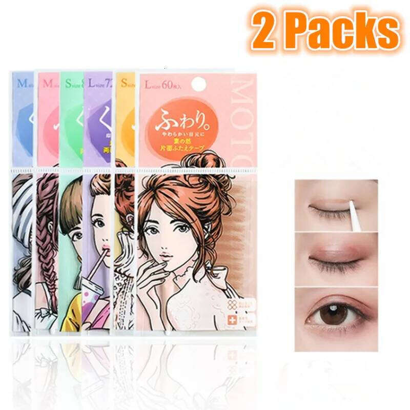 MOTONOZEN Double Tape Sticker Invisible Natural Fold Eyelid Transparent Paste Big Beauty Eyes Applicator Tool X250703