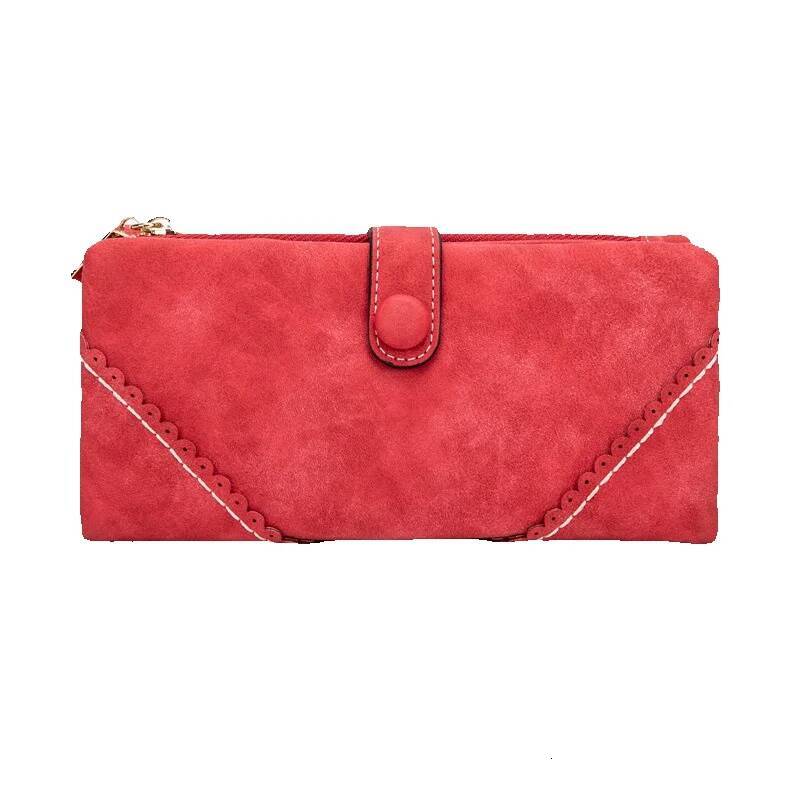 Designer Wallet 2025 New Matte Wallet For Women Zipper Buckle Long Wallet Luxury Bag Korean Style Multifunctional Ladies Clutch