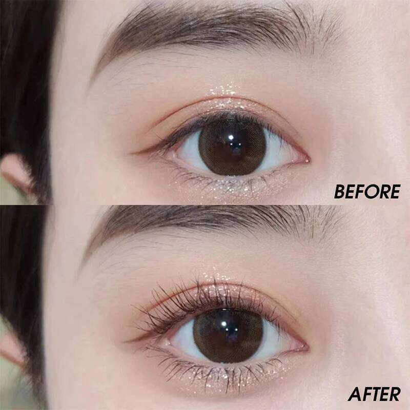 Fiber base mascara case is waterproof, thin long, not easy to sdging and lengthening Long natural curling X250703