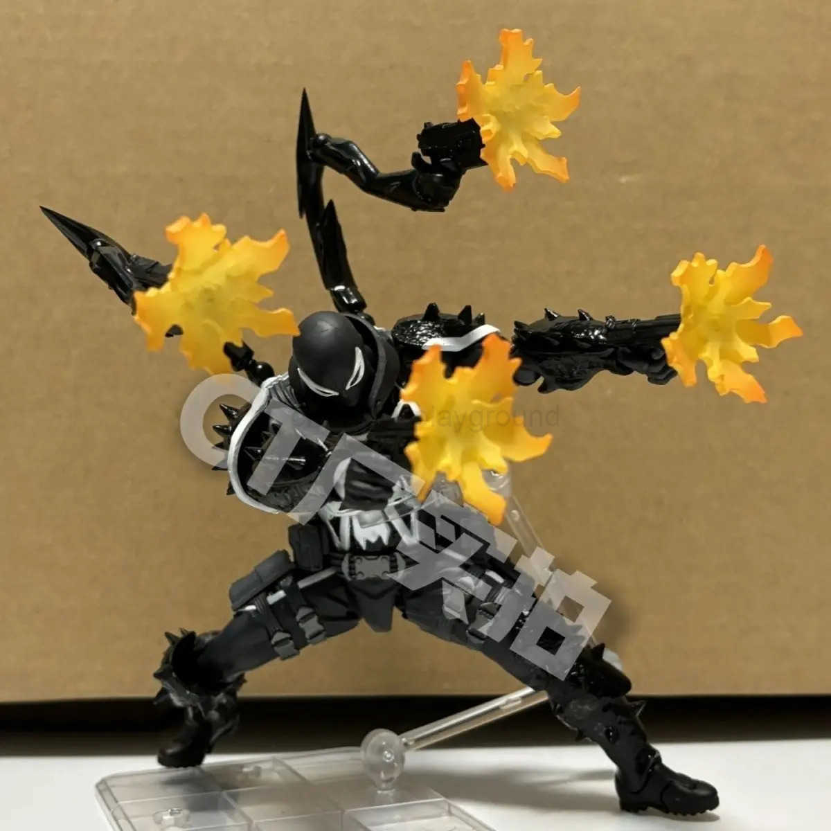 Disney 2024 Agent Venom Action Figure CT Version Kaiyodo Anime Figurine Marvel PVC Movable Collection Eugene Thompson Ko Model Toy Gift W250710