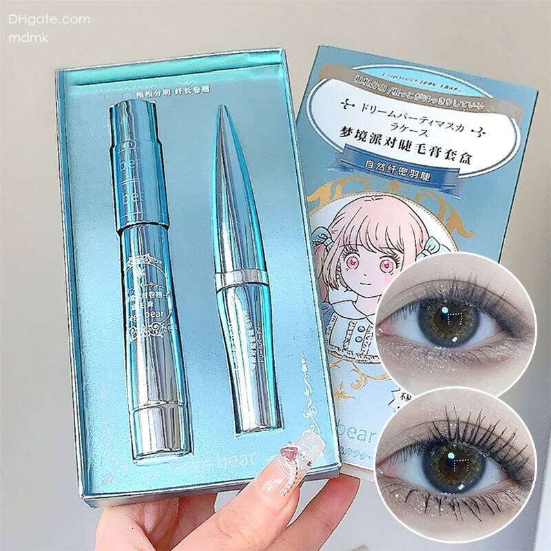 Fiber base mascara case is waterproof, thin long, not easy to sdging and lengthening Long natural curling X250703