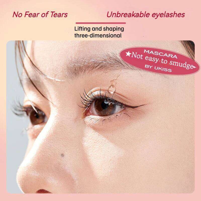 UKISS Eyelash Primer Mascara Eyelashes Base Thick Long-wearing Waterproof Eye Black Brush Beauty Makeup X250703
