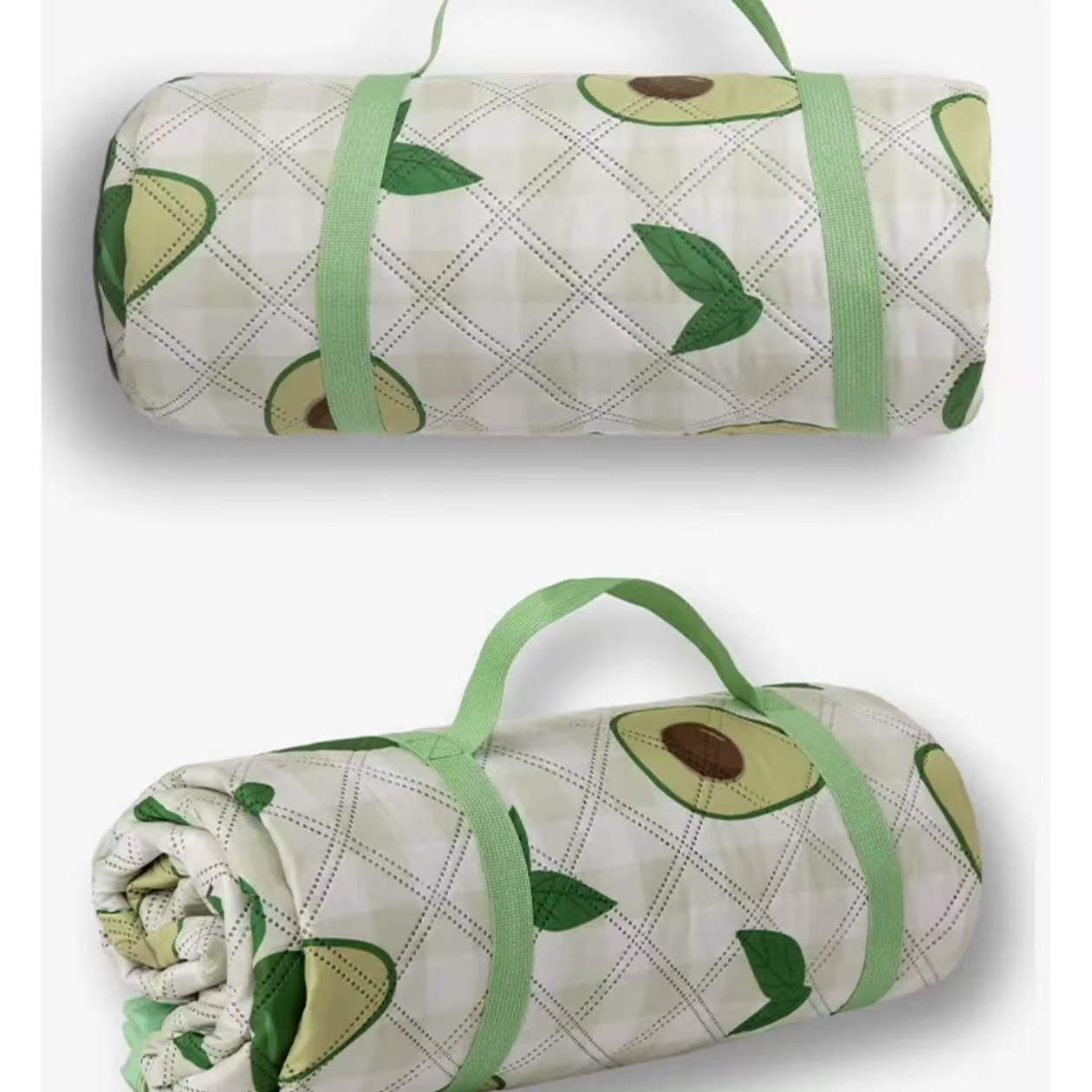 Camping picnic mat outdoor supplies portable thick more durable waterproof oxford cloth fun ground mat Cute little calf