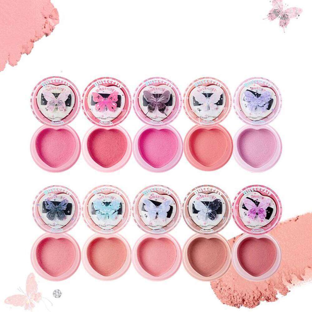 Flortte Airy Cream Long-lasting Brightening Natural Glow Contouring ple Blush d X250702