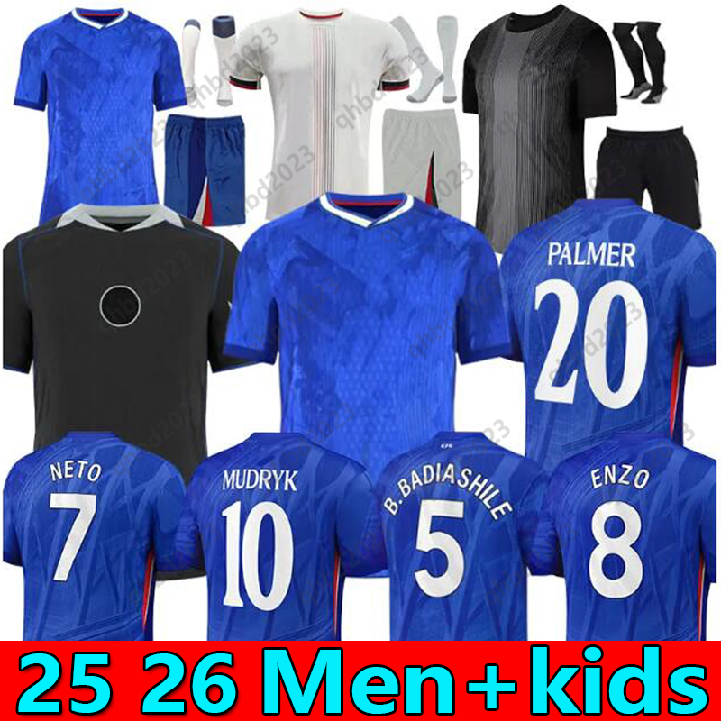 S-4XL 25 26 ENZO CFC NKUNKU NETO PALMER Soccer JerseyS home MUDRYK SANCHO MADUEKE CAICEDO D.ESSUGO M.SARR 2025 2026 football shirt CUCURELLA adult kids kits CAICEDO