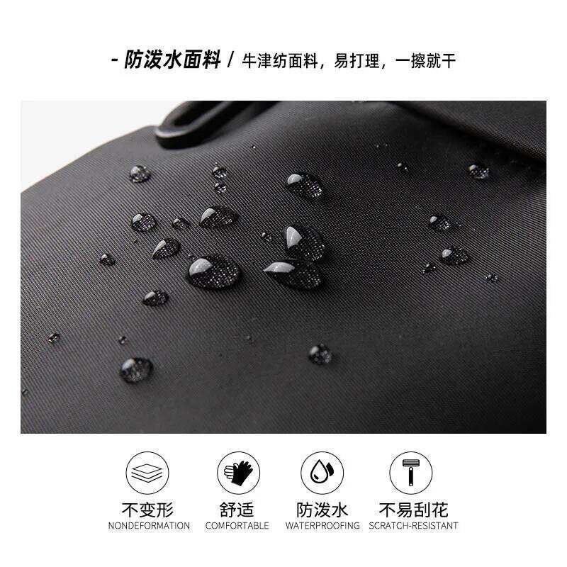 High Quality Men's Chest Leisure Fashion Small Shoulder Oxford Large Capacity Outdoor Sports With Anti-theft Zipper Bag