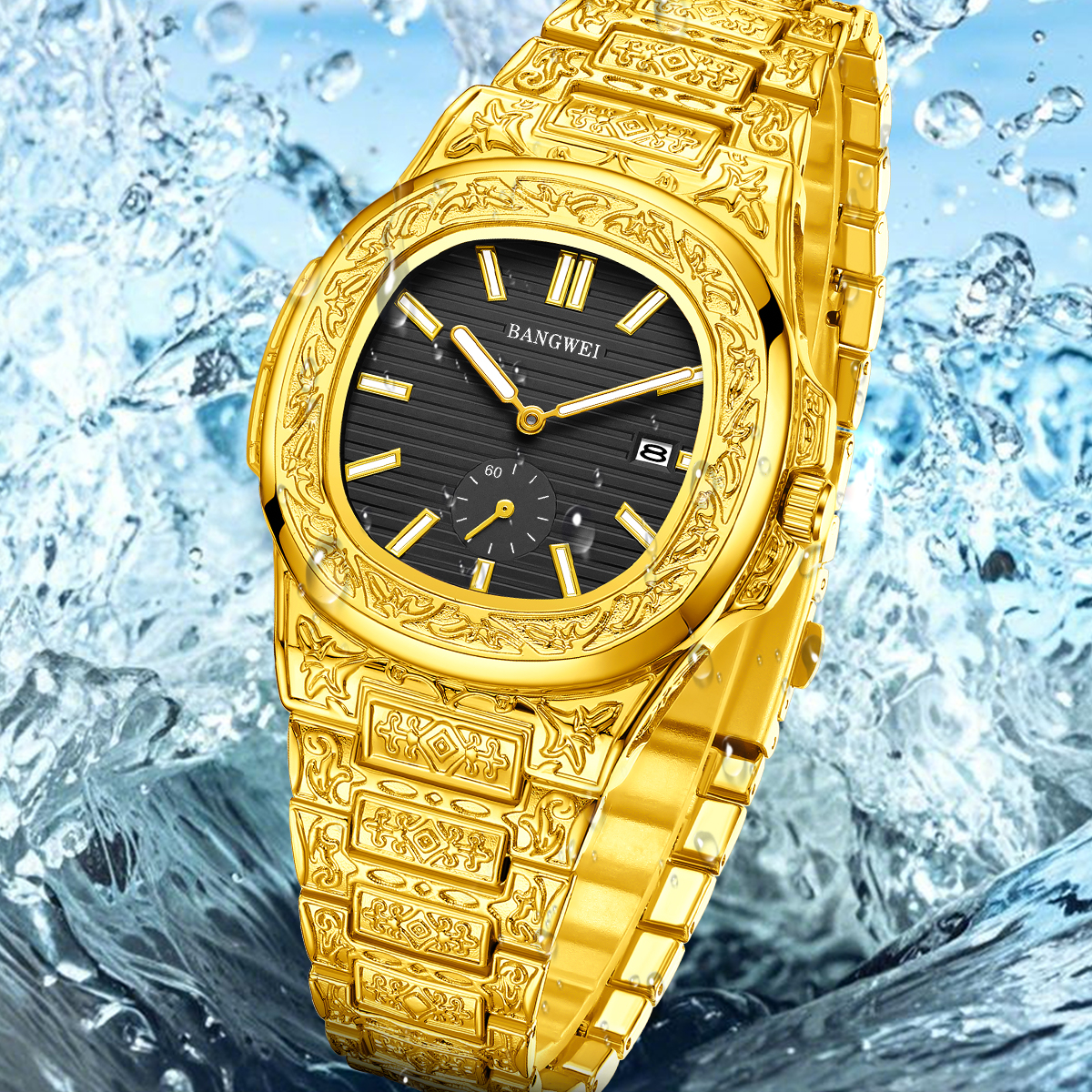 Ligg watch men's universal watch men's and women's same waterproof watch holiday gifts