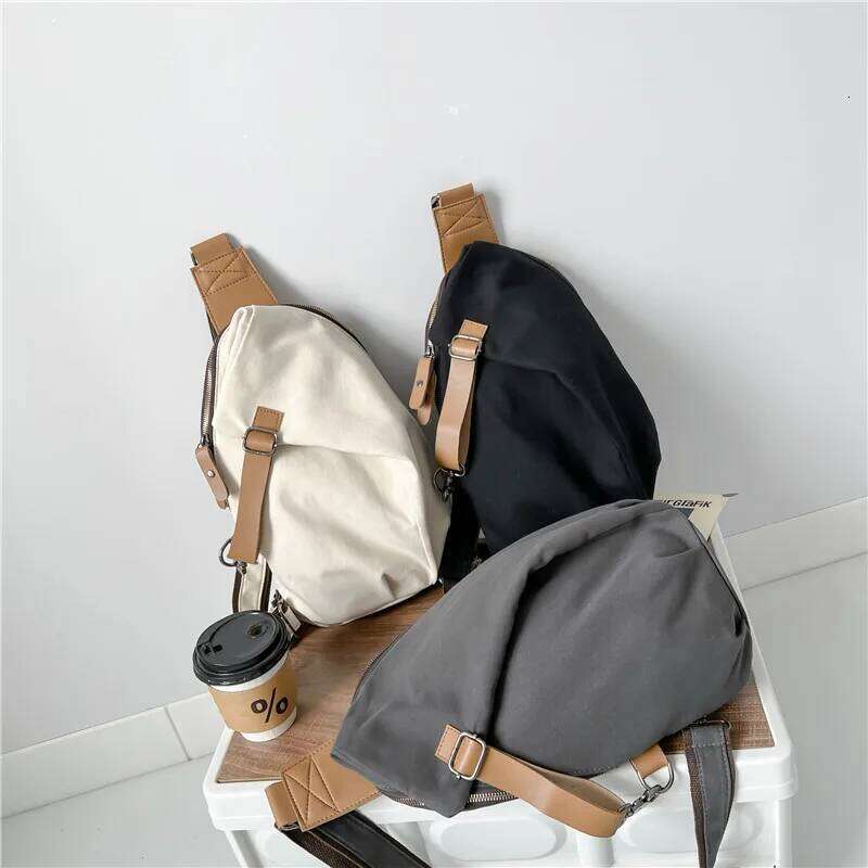 Multi-Pocket Unisex Fanny - Sporty Chest Rig Bag, Hip Hop Waist Pack for Phone & Essentials, Durable Nylon Streetwear Bags