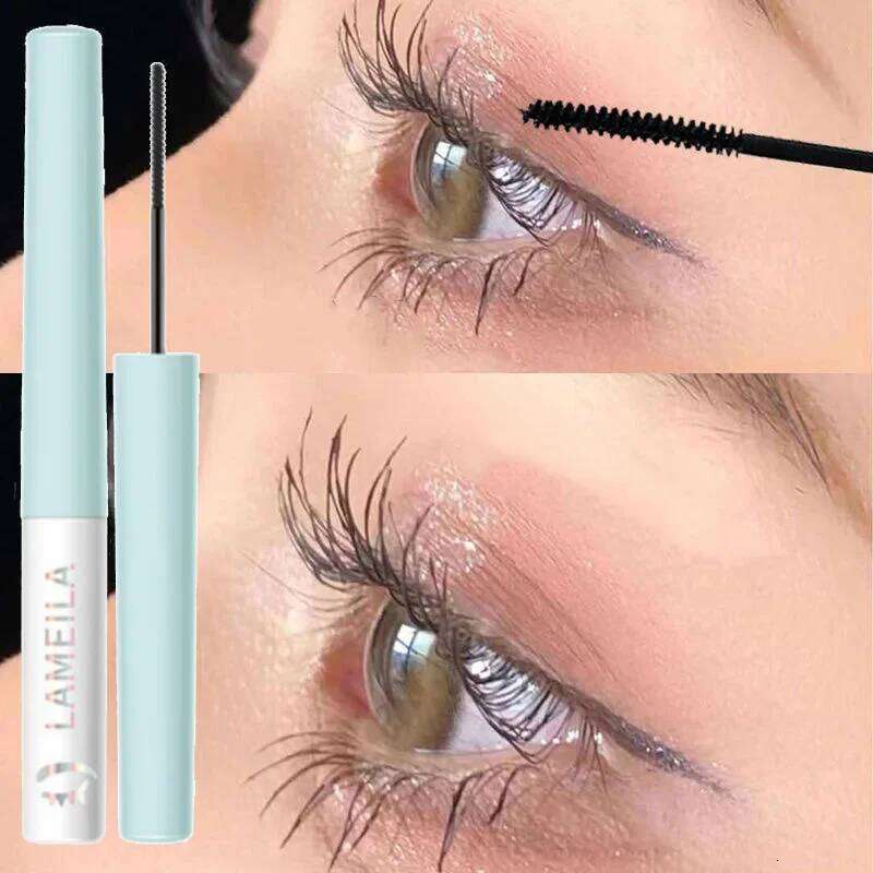 Head Ultra-fine Small Brush Lengthening 3D Lash Eyelash Extension Eye Lashes Long-wearing Black Color Mascara X250703
