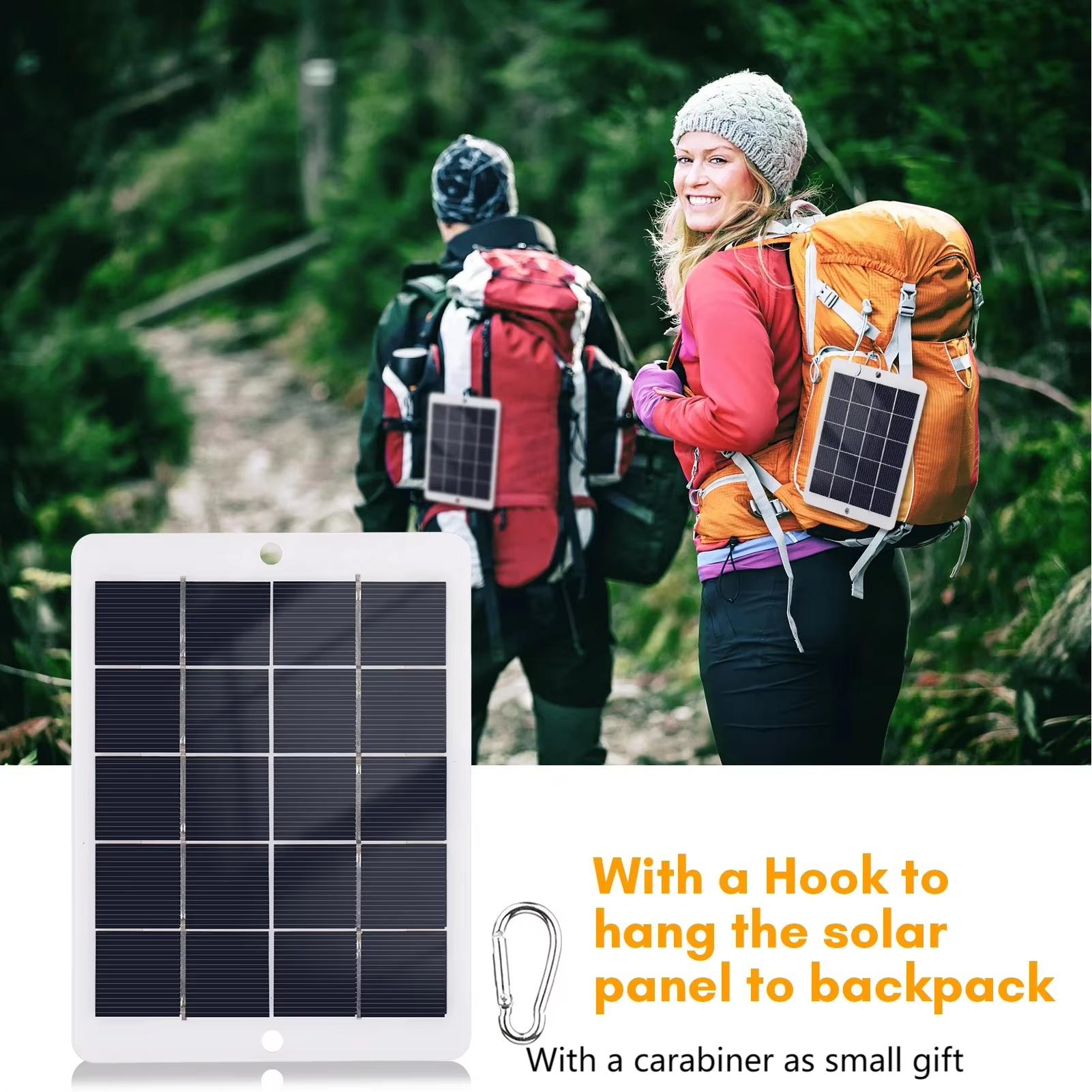 3W Solar Panel Charger 5V USB Portable Mini DIY Solar System Output Outdoor Emergency Mini Power System Charging Solar Cell Plate Polysilicon For Mobi