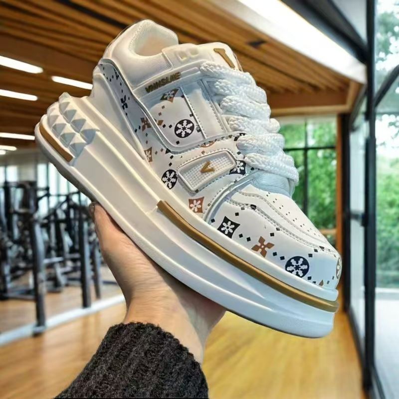 Designer shoes men's and women's thick soled sports shoes sneakers casual walking breathable coaching shoes fashionable all day comfortable 