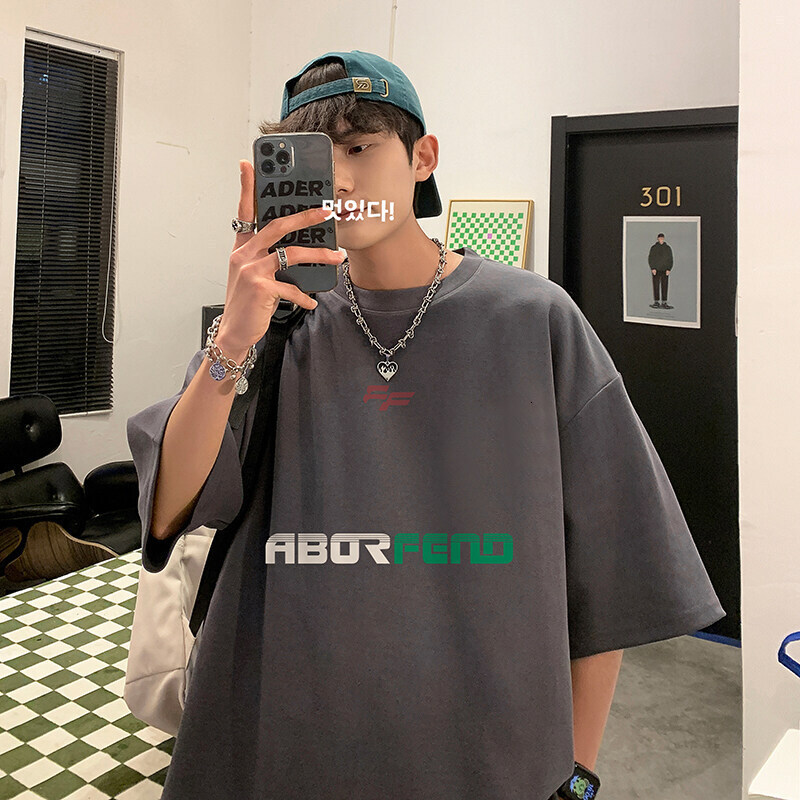 Summer T-shirt For Men, Trendy Brand, Korean Version, Hong Kong Style, Trendy Internet Celebrity , Men's Half-sleeve, Ins Short Sleeve, Designer 