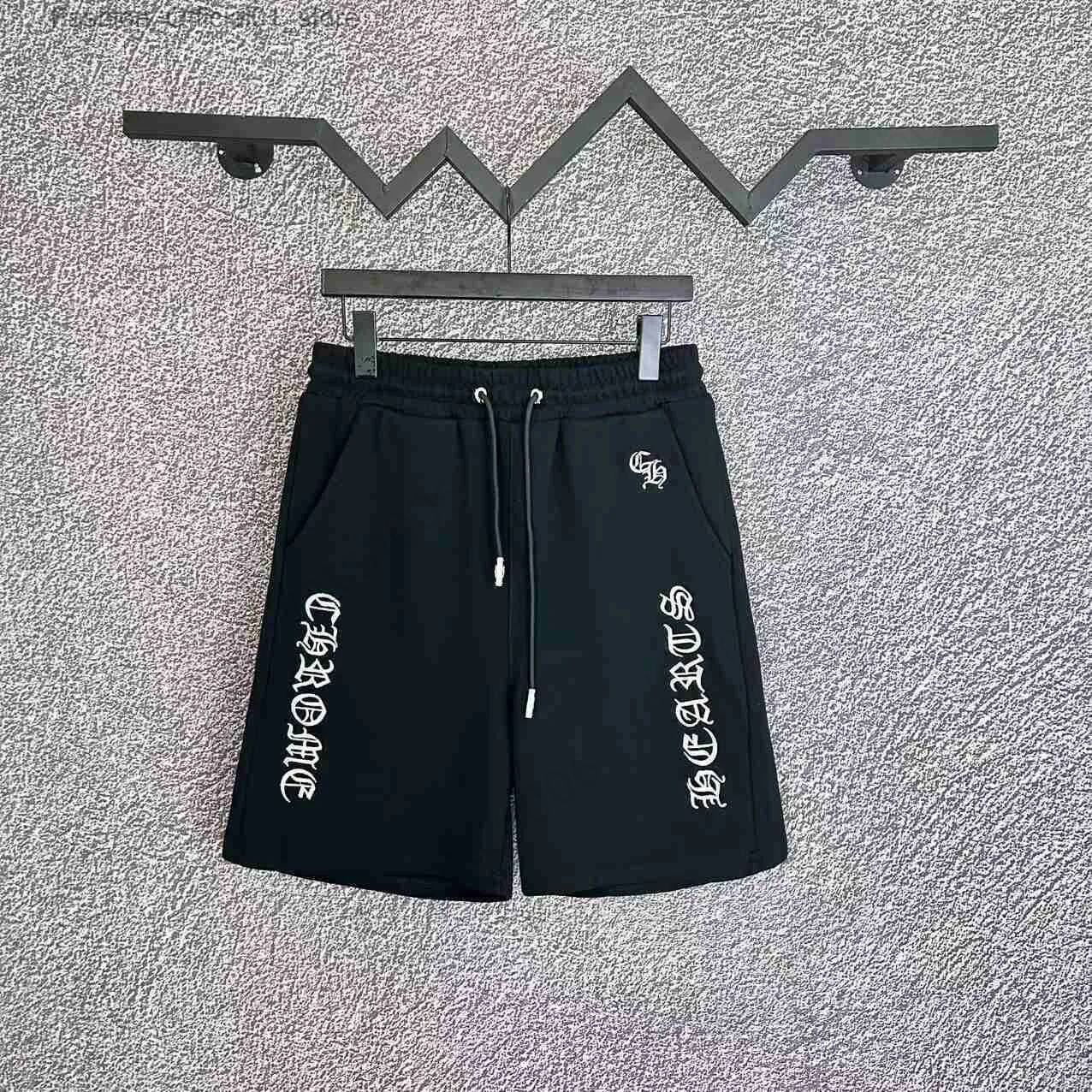 Men's chrome Shorts 2025 Summer New Ch Kroos High Edition Cross Horseshoe Five Cent Shorts Casual Shorts for Men and Women 71f