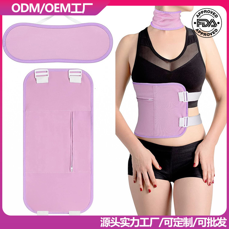 OPOVE Castor Oil Pack Wrap -2 Pack Organic Cotton Flannel Castor Oil PacksReusable kit for Liver Detox Fibroids Thyroid Neck 250424